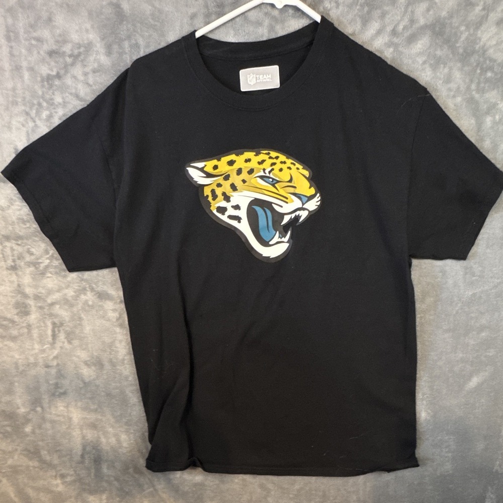 NFL Team Apparel Jacksonville Jaguars NFL Football Black Short Sleeve T-Shirt L